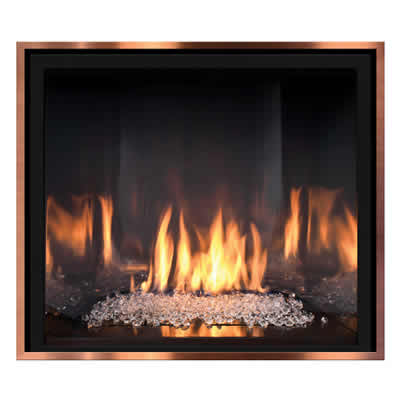 Mendota FV41 Fireplace - Decor/Timberline